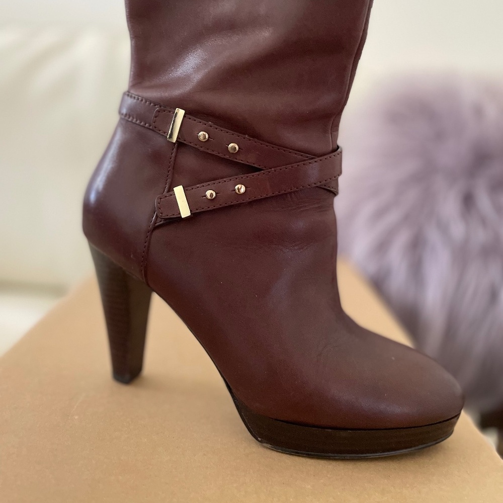 Cole Haan “Air” Cara Tall Boot 6.5 Chestnut Brown